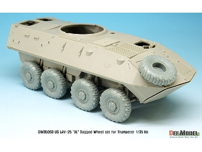 Us Lav-25 Xl Sagged Wheel Set (For Trumpeter 1/35) - zdjęcie 14