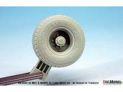 Us Mim-104 M901 & An/Mpq-53 Wheel Set - No Sagged (For Trumpeter 1/35) - zdjęcie 6