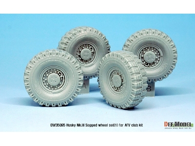 Us Husky Mk.Iii Sagged Wheel Set (For Afv Club 1/35) - zdjęcie 11