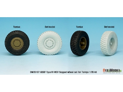 Jgsdf Type-16 Mcvsagged Wheel Set ( For Tamiya 1/35) - zdjęcie 12