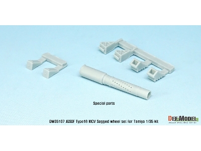 Jgsdf Type-16 Mcvsagged Wheel Set ( For Tamiya 1/35) - zdjęcie 14