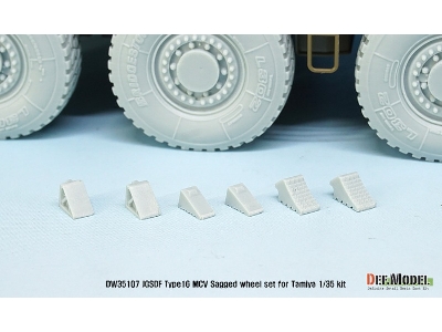 Jgsdf Type-16 Mcvsagged Wheel Set ( For Tamiya 1/35) - zdjęcie 16