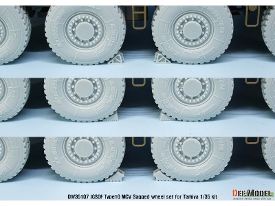 Jgsdf Type-16 Mcvsagged Wheel Set ( For Tamiya 1/35) - zdjęcie 17