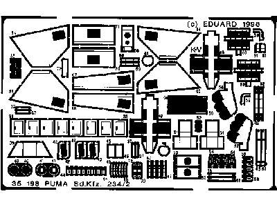  Sd. Kfz.234/2 Puma 1/35 - Italeri - blaszki - zdjęcie 3