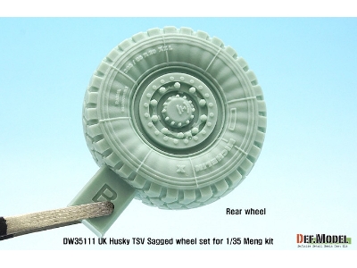 Uk Husky Tsv Sagged Wheel Set ( For Meng 1/35) - zdjęcie 7