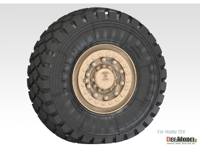 Uk Husky Tsv Sagged Wheel Set ( For Meng 1/35) - zdjęcie 9