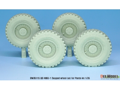 Us Hmee-1 Tracktor Sagged Wheel Set ( For Panda 1/35) - zdjęcie 4