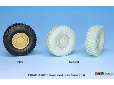 Us Hmee-1 Tracktor Sagged Wheel Set ( For Panda 1/35) - zdjęcie 7