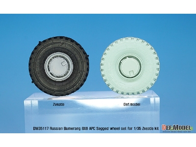 Russian Vpk-7829 Bumerang Apc Sagged Wheel Set ( For Zvezda 1/35) - zdjęcie 7