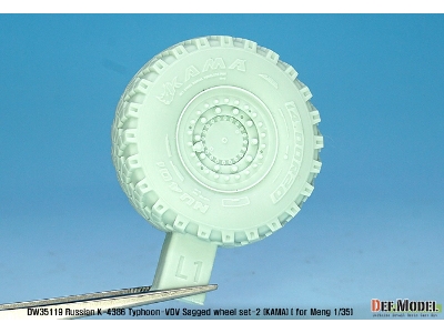 Russian K-4386 Typhoon-vdv Sagged Wheel Set 2- Kama ( For Meng 1/35) - zdjęcie 11