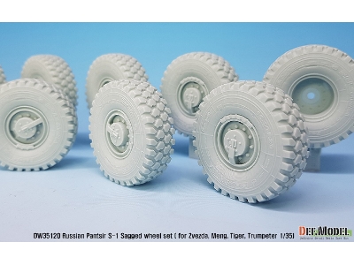 Russian Pantsir S-1 Sagged Wheel Set ( For Zvezda/Meng/Trumpeter 1/35) - zdjęcie 6