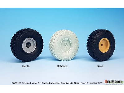 Russian Pantsir S-1 Sagged Wheel Set ( For Zvezda/Meng/Trumpeter 1/35) - zdjęcie 11