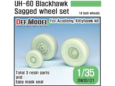 Us Uh-60 Blackhawk Wheel Set - zdjęcie 1