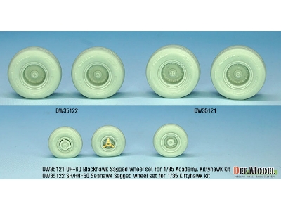 Us Sh/Mh-60 Seahawk Wheel Set - zdjęcie 7