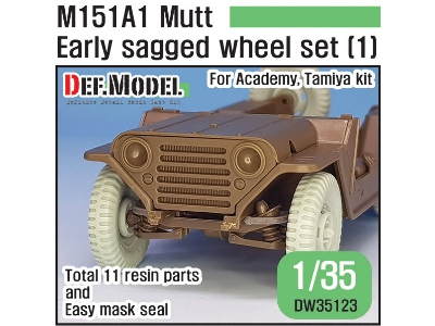 Us M151a1 Early Sagged Wheel Set - zdjęcie 2