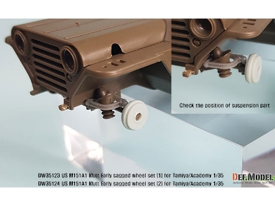 Us M151a1 Early Sagged Wheel Set - zdjęcie 10