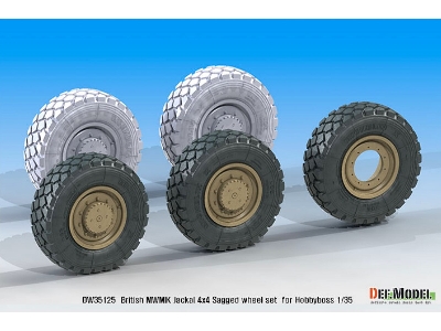 Uk Jackal1 Mwmik 4x4 Sagged Wheel Set - zdjęcie 4