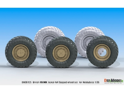 Uk Jackal1 Mwmik 4x4 Sagged Wheel Set - zdjęcie 9