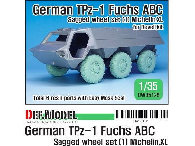 German Tpz-1 Fuchs Abc Sagged Wheel Set 1 Mich.Xl - zdjęcie 1