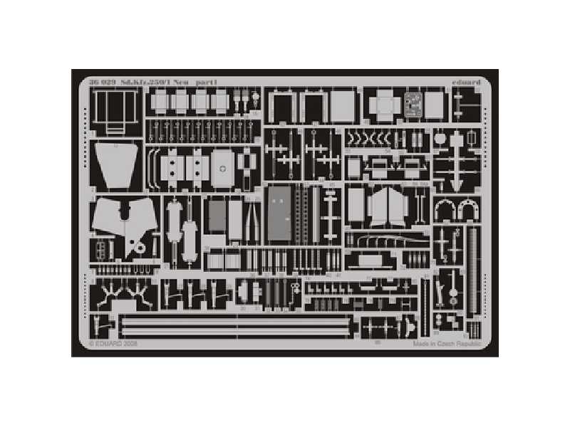  Sd. Kfz.250/1 Neu 1/35 - Dragon - blaszki - zdjęcie 1