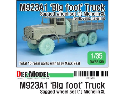 M923a1 Big Foot Truck Mich. Xl Sagged Wheel Set - zdjęcie 1
