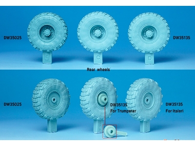 Us M977 Hemtt Truck Mich.Xl 1990 Sagged Wheel Set - zdjęcie 13