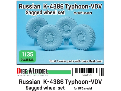 Russian K-4386 Typhoon-vdv Sagged Set - Michelin - zdjęcie 1