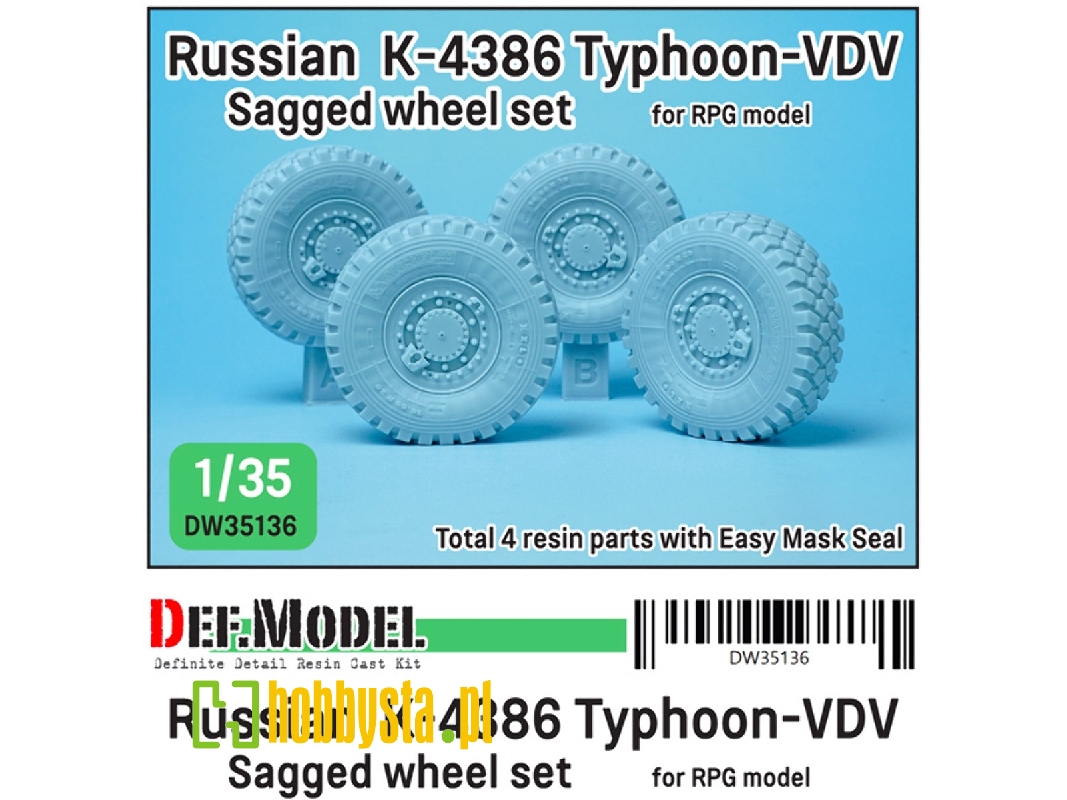 Russian K-4386 Typhoon-vdv Sagged Set - Michelin - zdjęcie 1