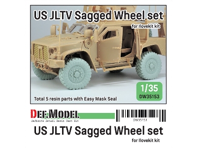 Us Jltv Sagged Wheel Set (For Ilk) - zdjęcie 1