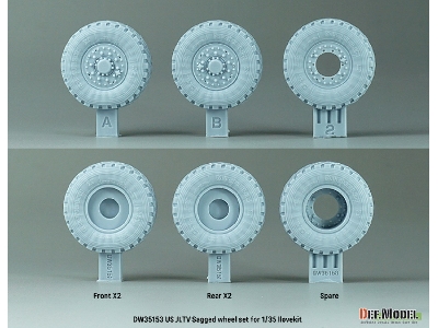 Us Jltv Sagged Wheel Set (For Ilk) - zdjęcie 7