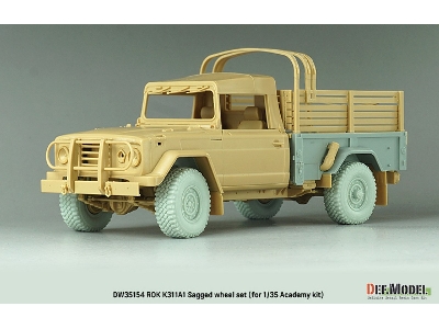 R.O.K K311a1 (Km450) - Sagged Wheel Set (For Academy) - zdjęcie 5