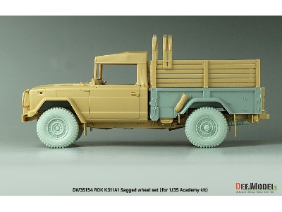 R.O.K K311a1 (Km450) - Sagged Wheel Set (For Academy) - zdjęcie 6