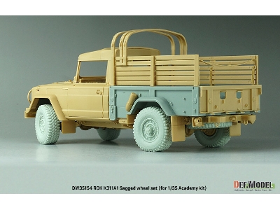 R.O.K K311a1 (Km450) - Sagged Wheel Set (For Academy) - zdjęcie 7