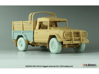R.O.K K311a1 (Km450) - Sagged Wheel Set (For Academy) - zdjęcie 8