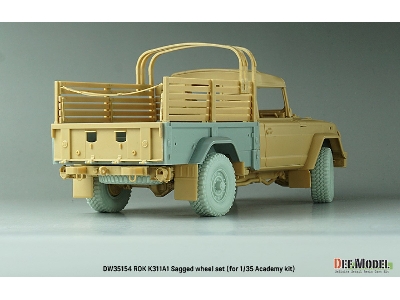 R.O.K K311a1 (Km450) - Sagged Wheel Set (For Academy) - zdjęcie 10