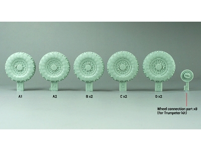 Us M1126 Stryker Xml Sagged Wheel Set 1 For Stryker Series - Retool Dw35010a - zdjęcie 3