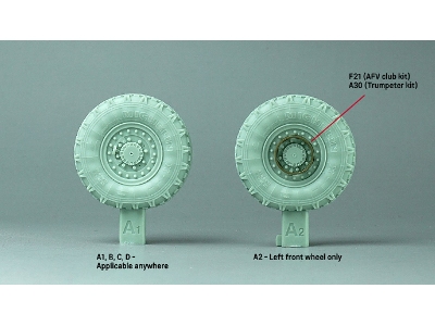 Us M1126 Stryker Xml Sagged Wheel Set 1 For Stryker Series - Retool Dw35010a - zdjęcie 4