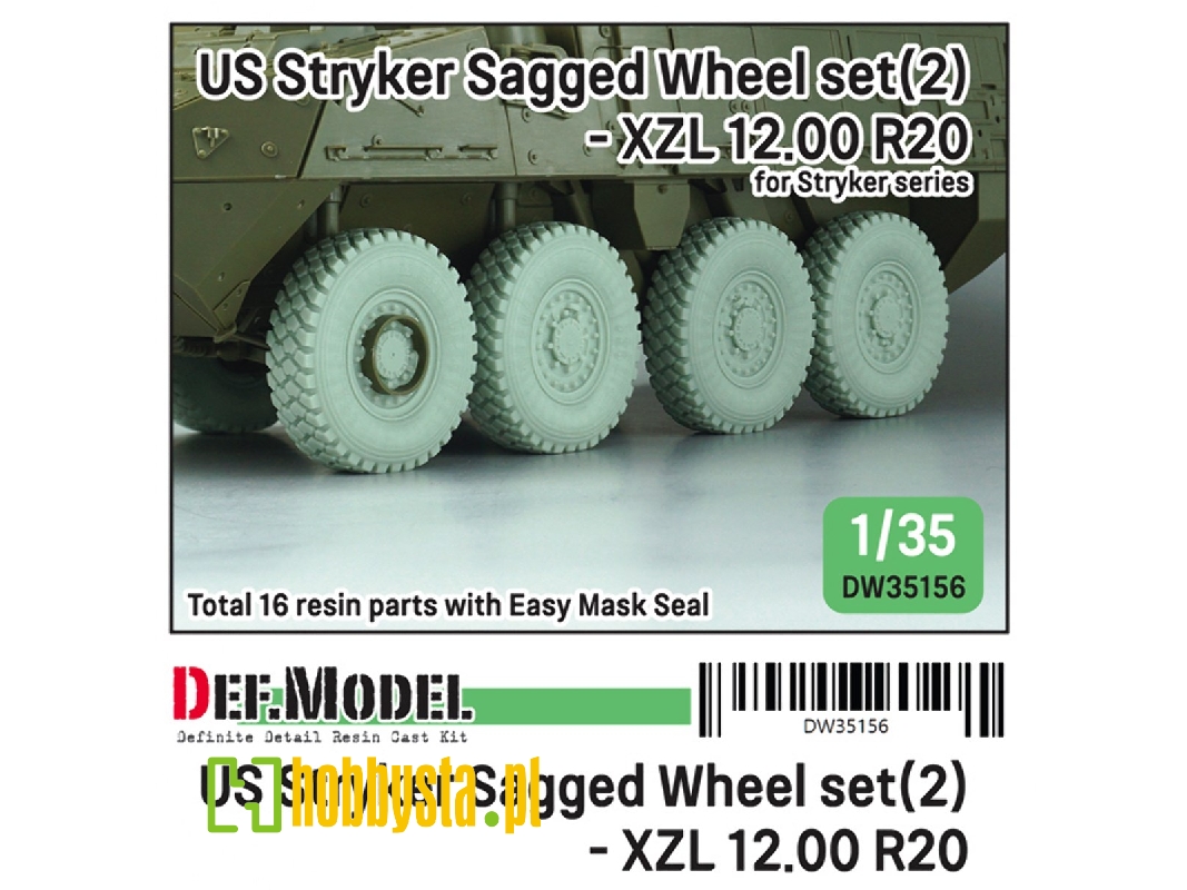 Us M1126 Stryker Xzl Sagged Wheel Set 2 For Stryker Series - zdjęcie 1