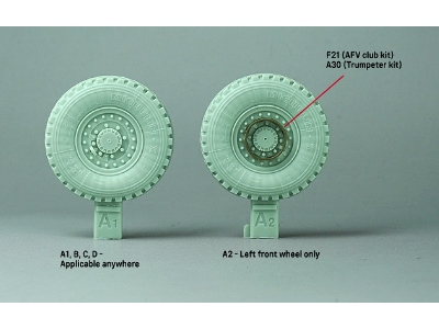 Us M1126 Stryker Xzl Sagged Wheel Set 2 For Stryker Series - zdjęcie 4