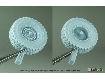 Us M1151 Hmmwv Bfgr - Sagged Wheel Set (Retooled Dw35032) - zdjęcie 6