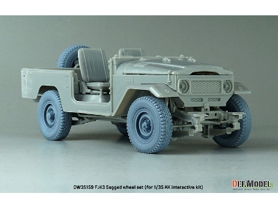 Fj43 Suv - Sagged Wheel Set (For Ak Interactive) - zdjęcie 8