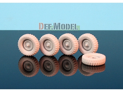 Schwimmwagen Wide Tire(Continental)-sagged (For Tamiya 1/48) - zdjęcie 2