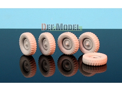 Schwimmwagen Wide Tire(Continental)-sagged (For Tamiya 1/48) - zdjęcie 3