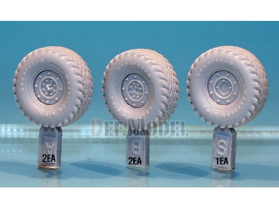 Hmmwv Rt/Ii Sagged Wheel Set (For Tamiya 1/48) - zdjęcie 3