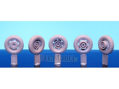 Ww2 German Styre Type 1500a Sagged Wheel Set (For Tamiya 1/48) - zdjęcie 6