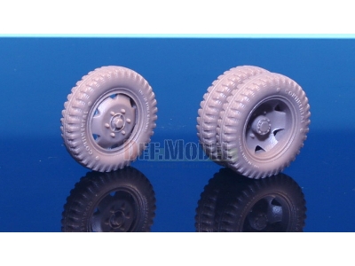 Ww2 German Cargo Truck Kfz.305 Sagged Wheel Set (For Tamiya/Italeri 1/48) - zdjęcie 6