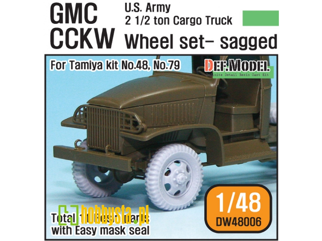 Us Army Gmc Cckw Wheel Set (For Tamiya 1/48) - zdjęcie 1 Us Army Gmc Cckw Wheel Set (For Tamiya 1/48) - zdjęcie 1