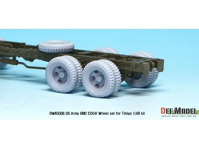 Us Army Gmc Cckw Wheel Set (For Tamiya 1/48) - zdjęcie 7