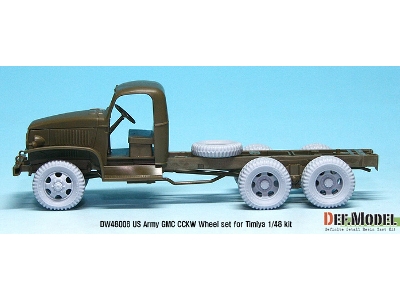 Us Army Gmc Cckw Wheel Set (For Tamiya 1/48) - zdjęcie 8