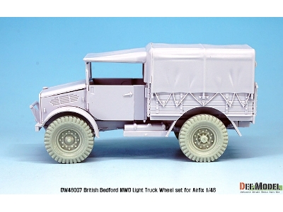 British Bedford Mwd Light Truck Wheel Set (For Airfix 1/48) - zdjęcie 7